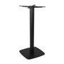 Moderno Base - Black Small Square with Radius Edges - Mid Height