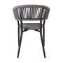 Billy Stacking Rope Armchair - Dark Grey