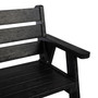 EKO - 3 Seater Park Bench - Black