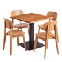 Marcelo 4 Seater Oak Dining Set