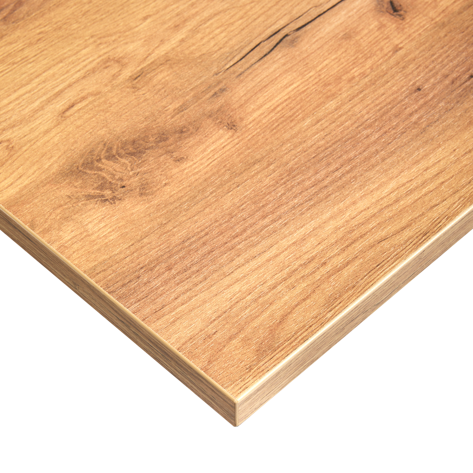 Holz Commercial Golden Oak Wood Effect Durable Table Top