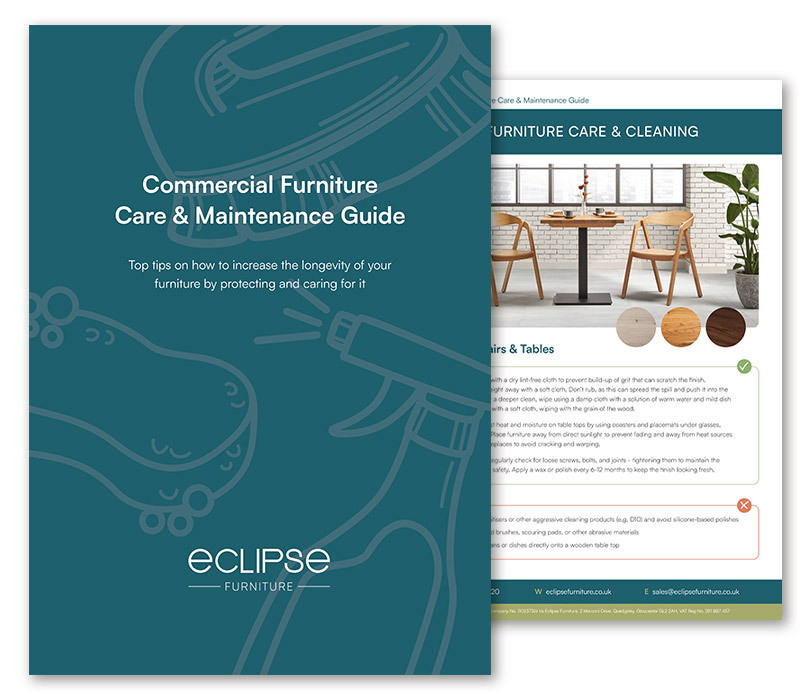 Eclipse Furniture Commercial Furniture Care & Maintenance Guide