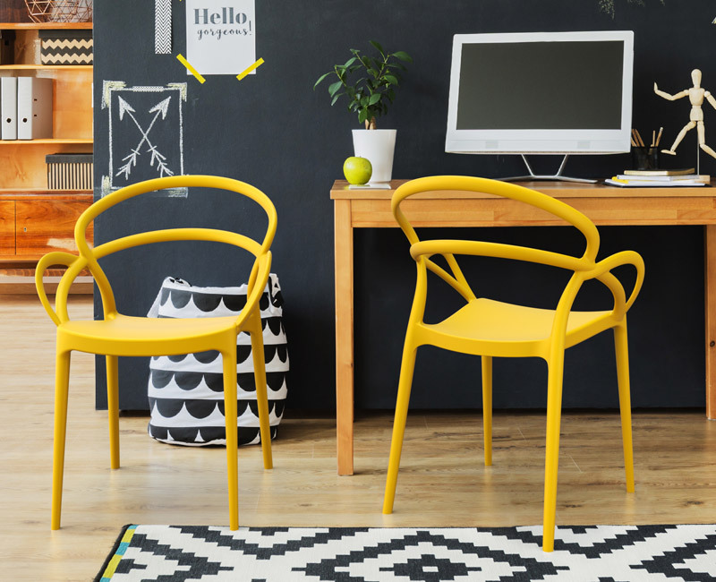 Siesta Mila Commercial Polypropylene Designer-Style Armchair