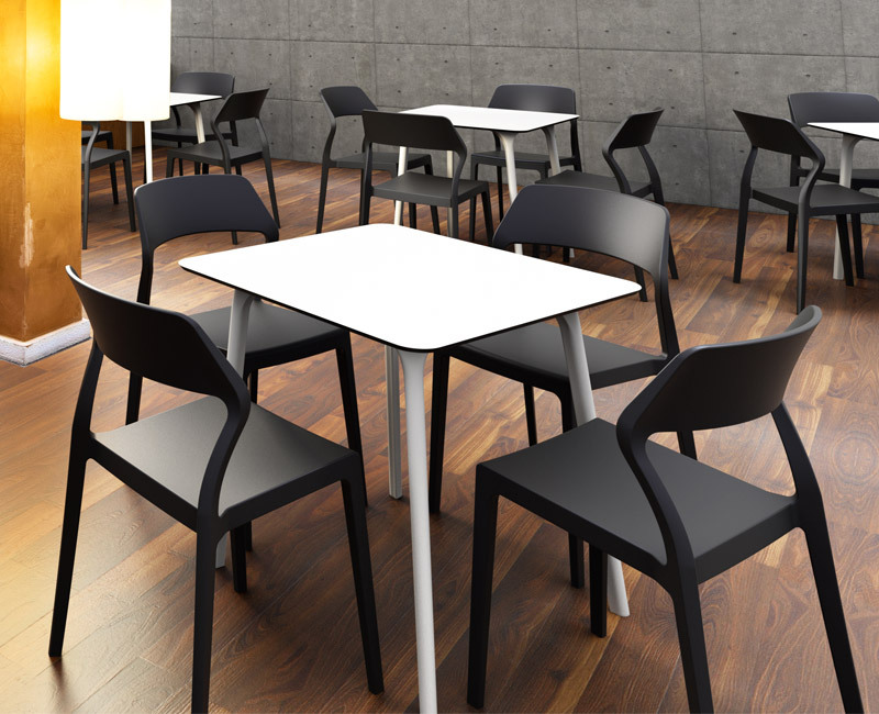 Siesta Snow Commercial Polypropylene Dining Chair