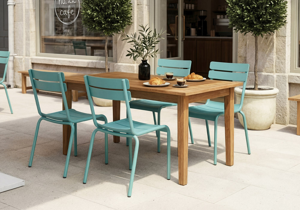 Arini Commercial Outdoor Metal Seating Collection