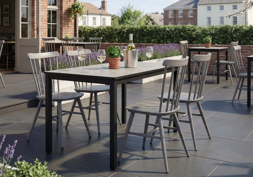 Metola Commercial Metal Side Chair