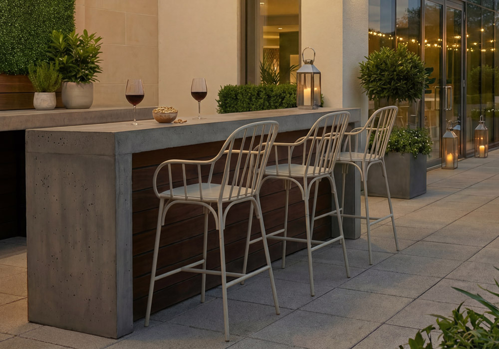 Cellini Commercial Outdoor Metal Seating Collection