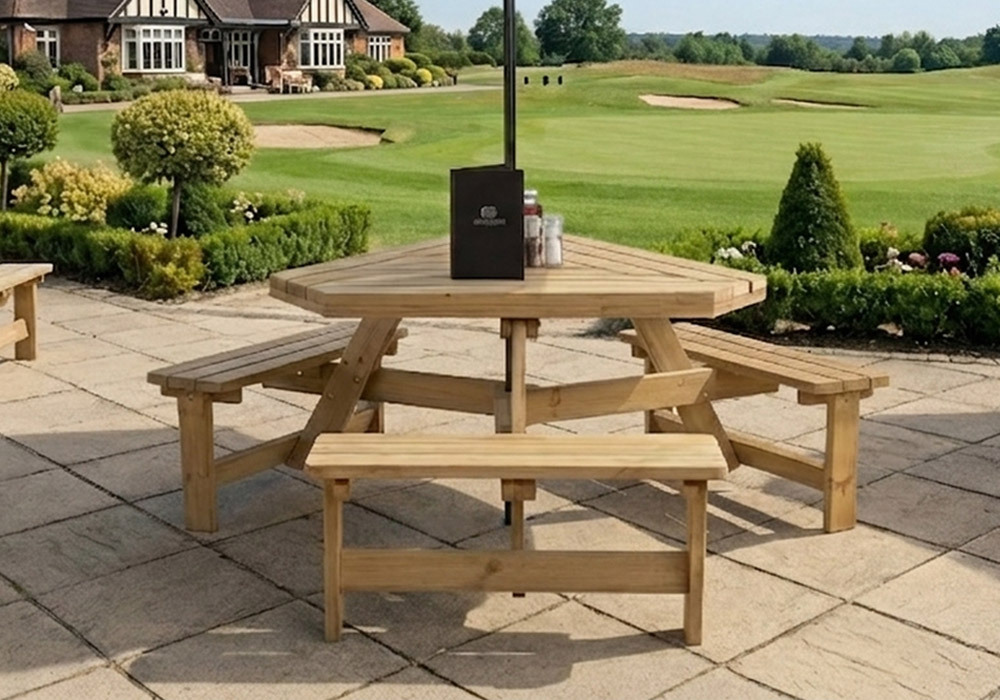 Commercial Wooden Picnic Benches