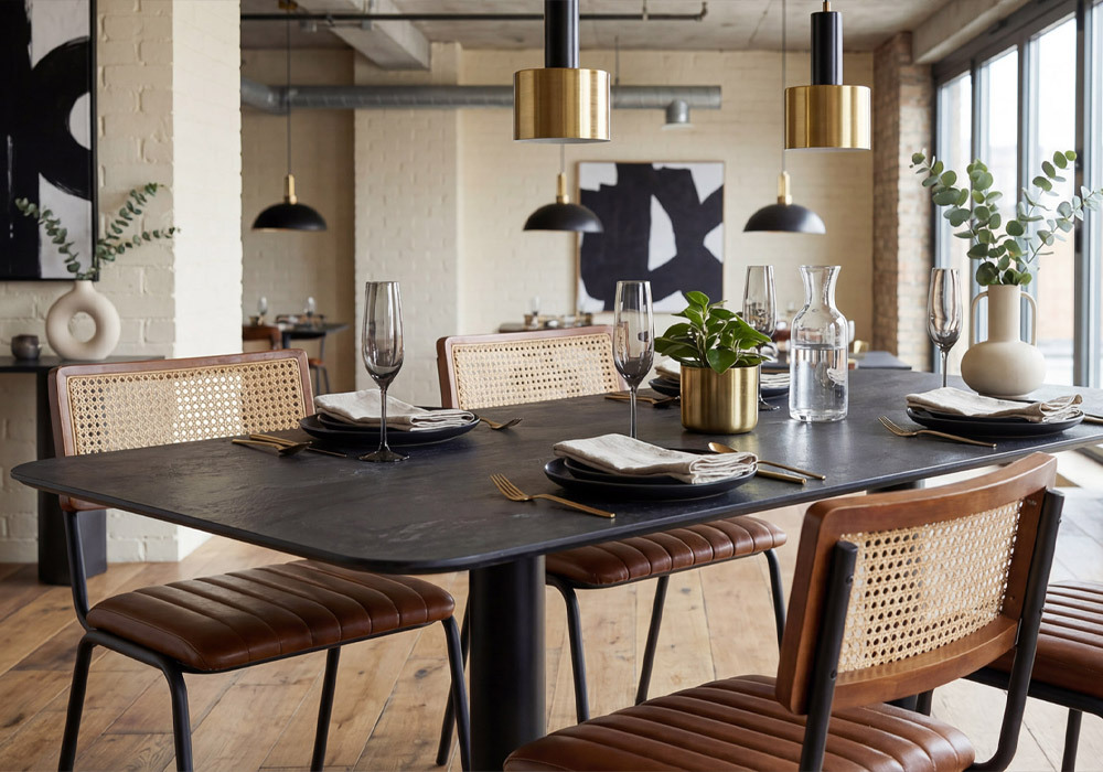 Commercial Durable Table Tops with Recycled Content