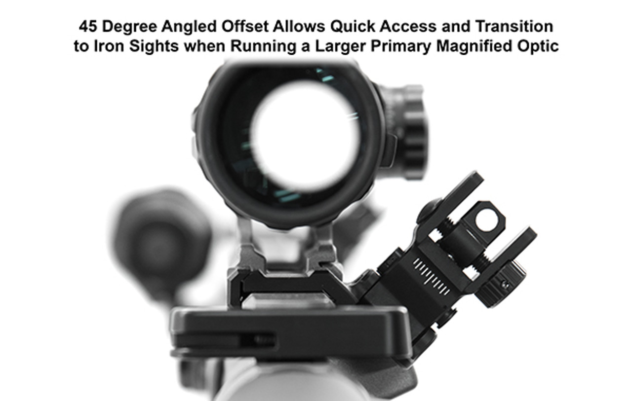 ACCU-SYNC® 45 Degree Angle Flip Up Rear Sight
