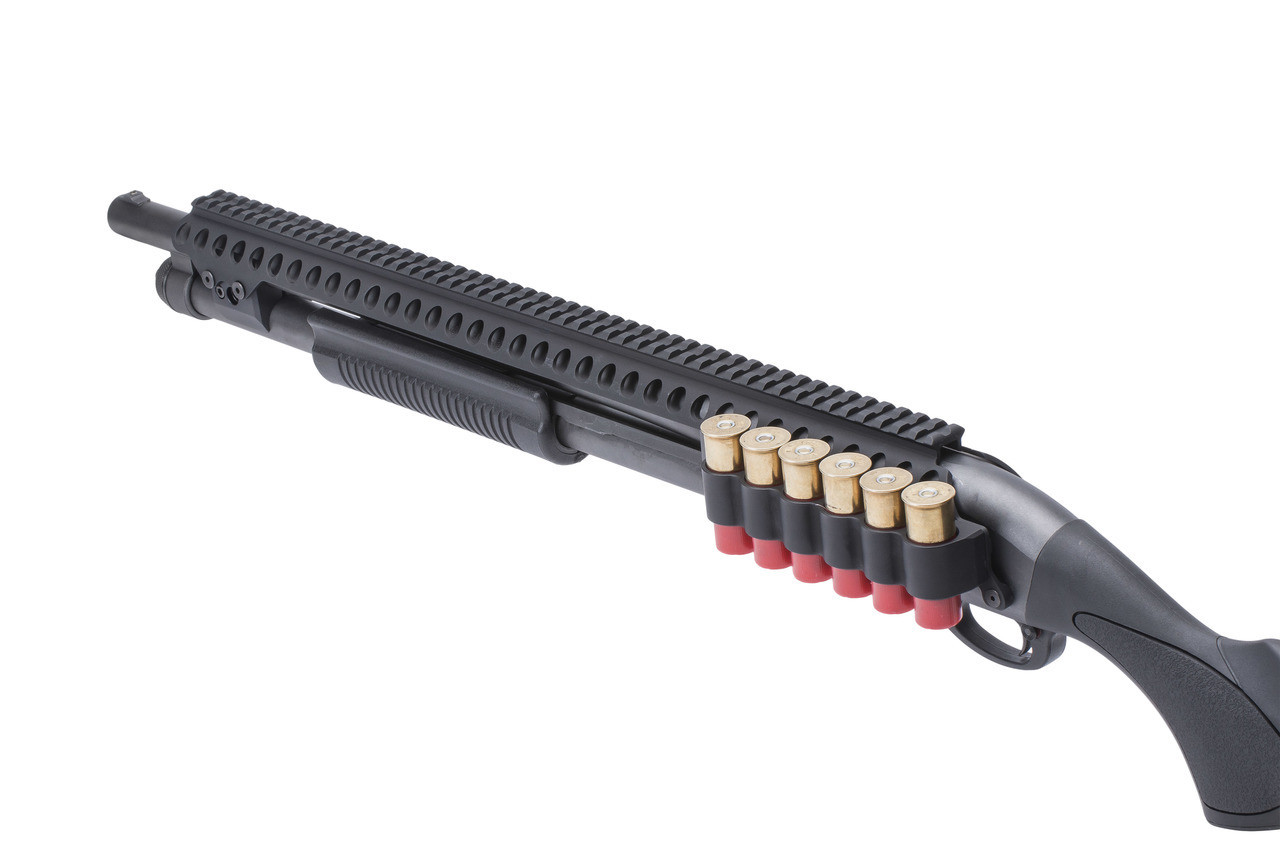 SureShell® Carrier And Saddle Rail For Rem 870 W/ Mag Clamp (6-Shell, 12-GA, 20 In)