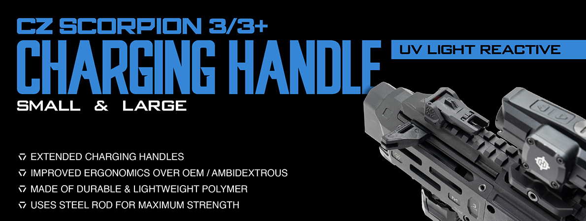 Strike CZ Scorpion 3/3+ Charging Handle Small and Large