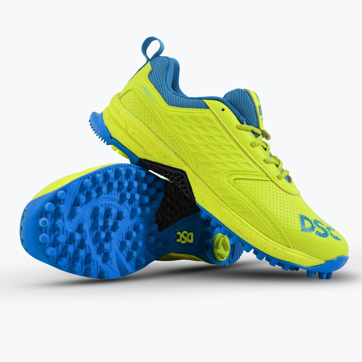 DSC Jaffa 22 Cricket Shoes - Yellow/Blue