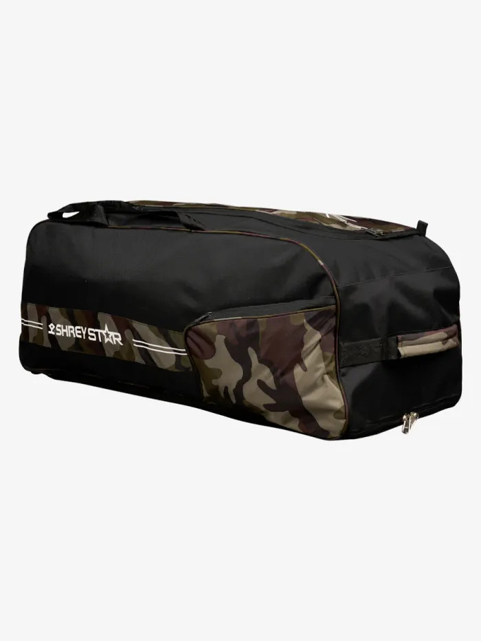 Shrey Star Wheelie Camoflauge 2.0 Wheelie Bag