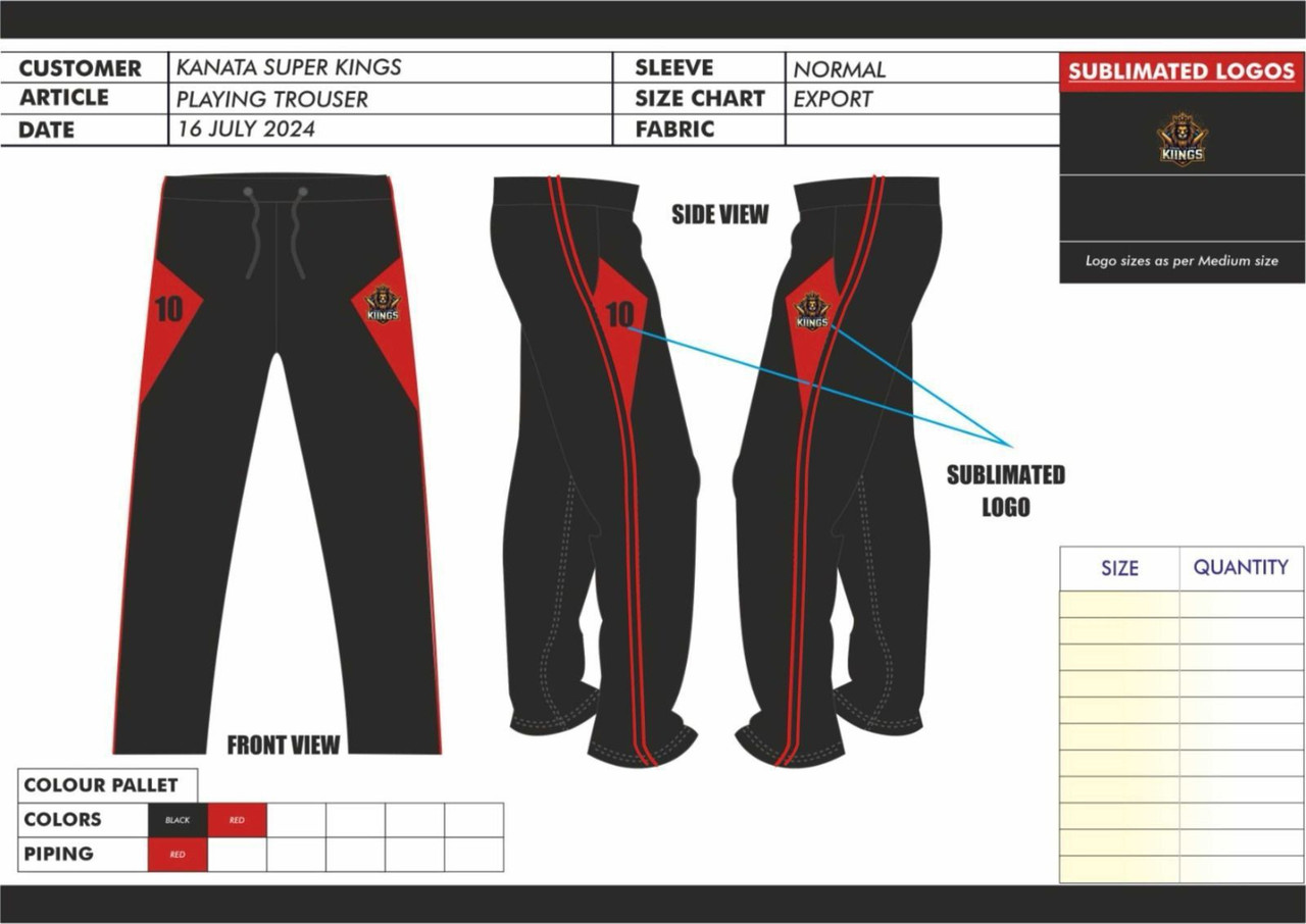 Custom Cricket Uniforms