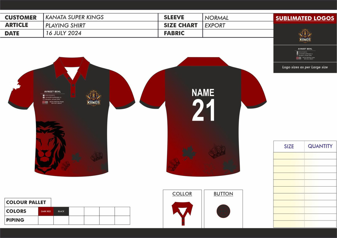 Custom Cricket Uniforms