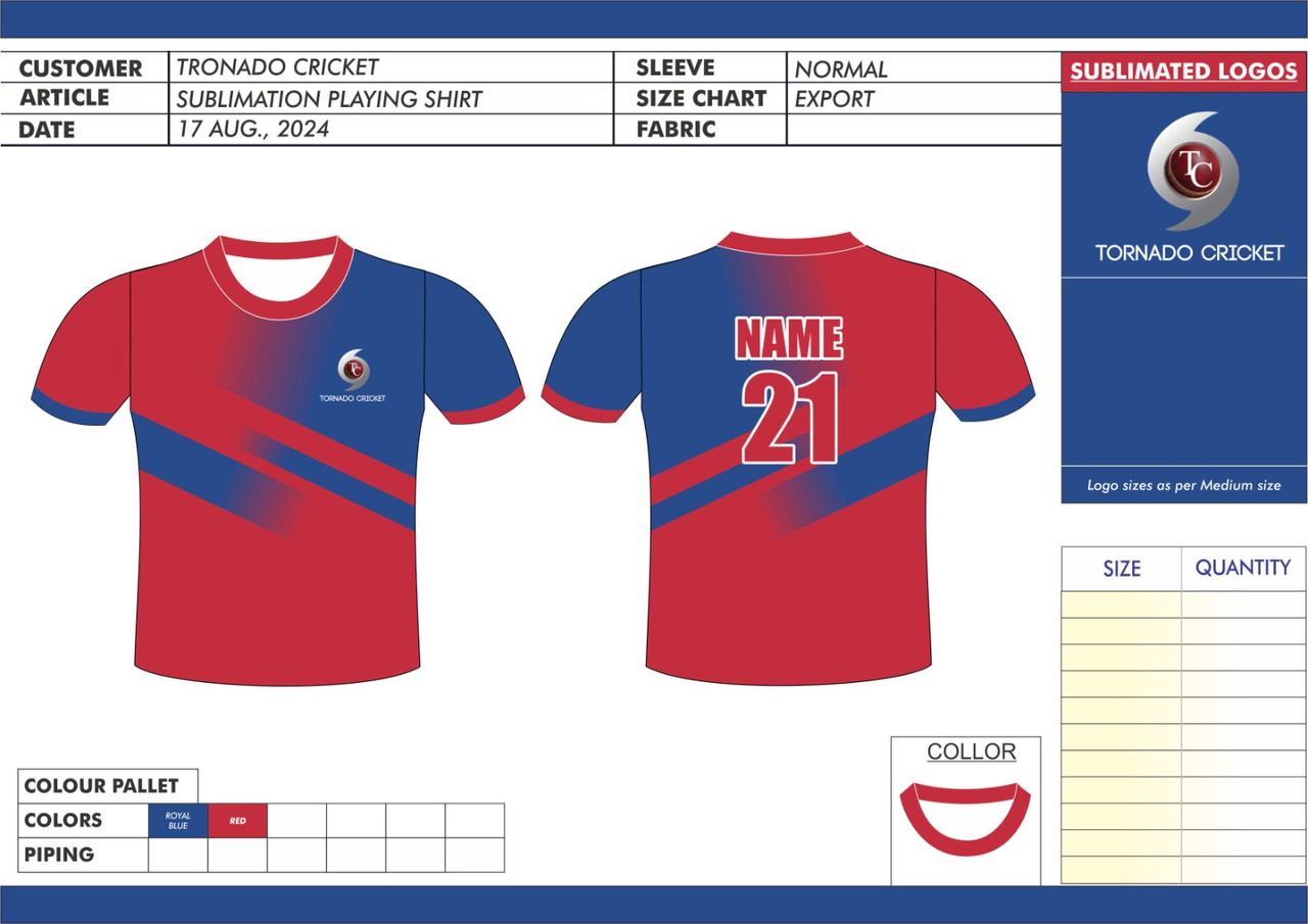 Custom Cricket Uniforms