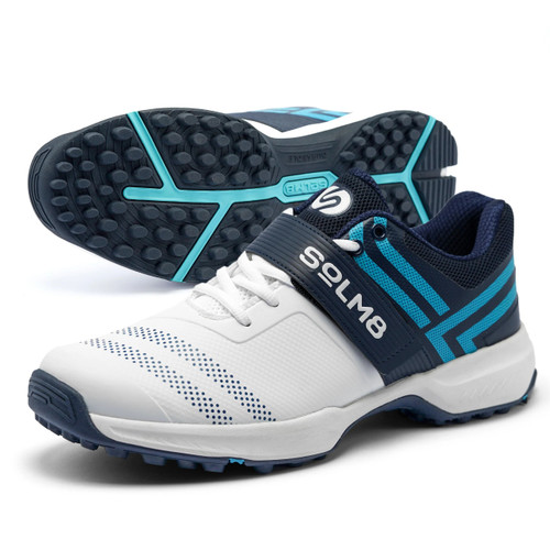 Solm8 S8 Navy Blue Cricket Shoes