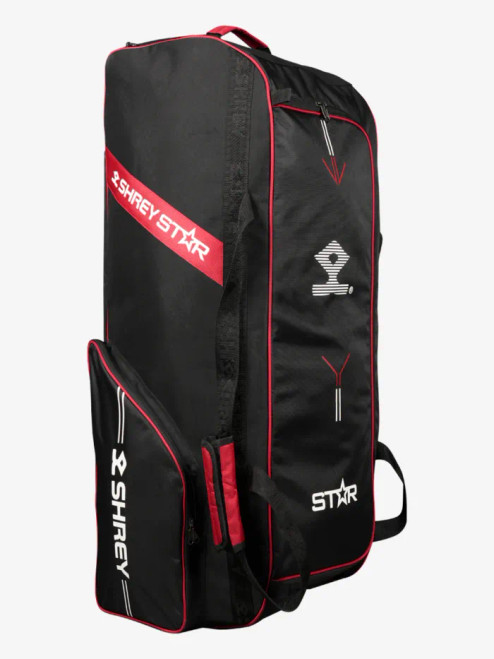 Shrey Star Wheelie 2.0 Kit Bag - Black/Red