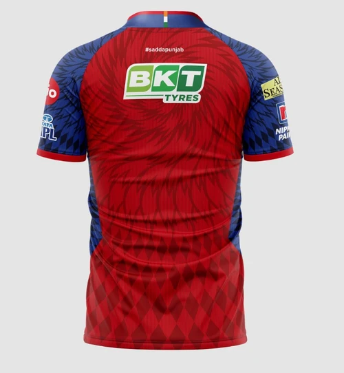 Punjab Kings Match Jersey Player Version – IPL 2026 Edition (Authentic Licensed)