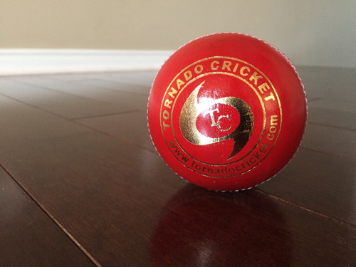  Tornado Cricket  4 Piece Premium Grade Red Cricket Ball