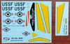 Willy Ley Orbital Rocket complete Decal Sheet Willy Ley Orbital Rocket complete Decal Sheet