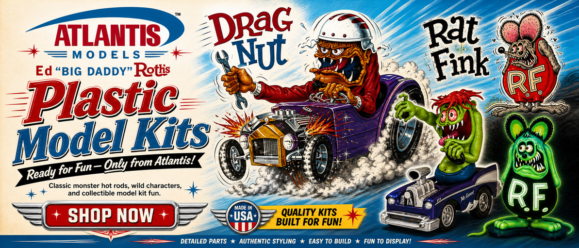 Ed Big Daddy Roth Plastic Model kits from Atlantis