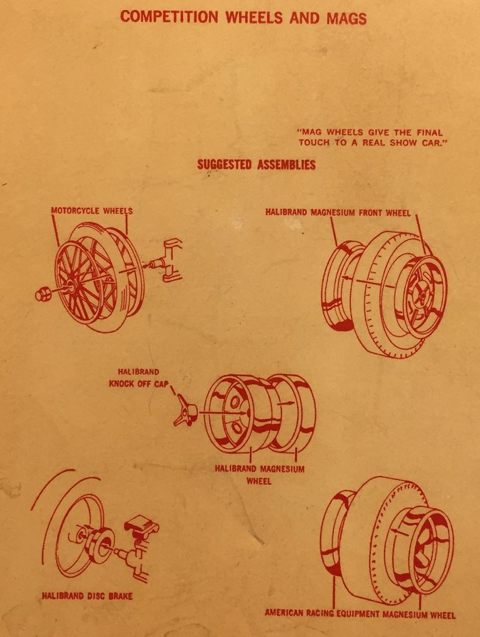 Custom Car Parts Series Competition Wheels and Mags 1/25 Chromed Atlantis