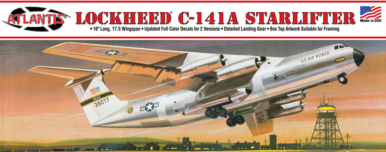 プラモデル完成品C-141スターリフター 1:108 Lockheed C-141A Starlifter Military Strategic Airlifter