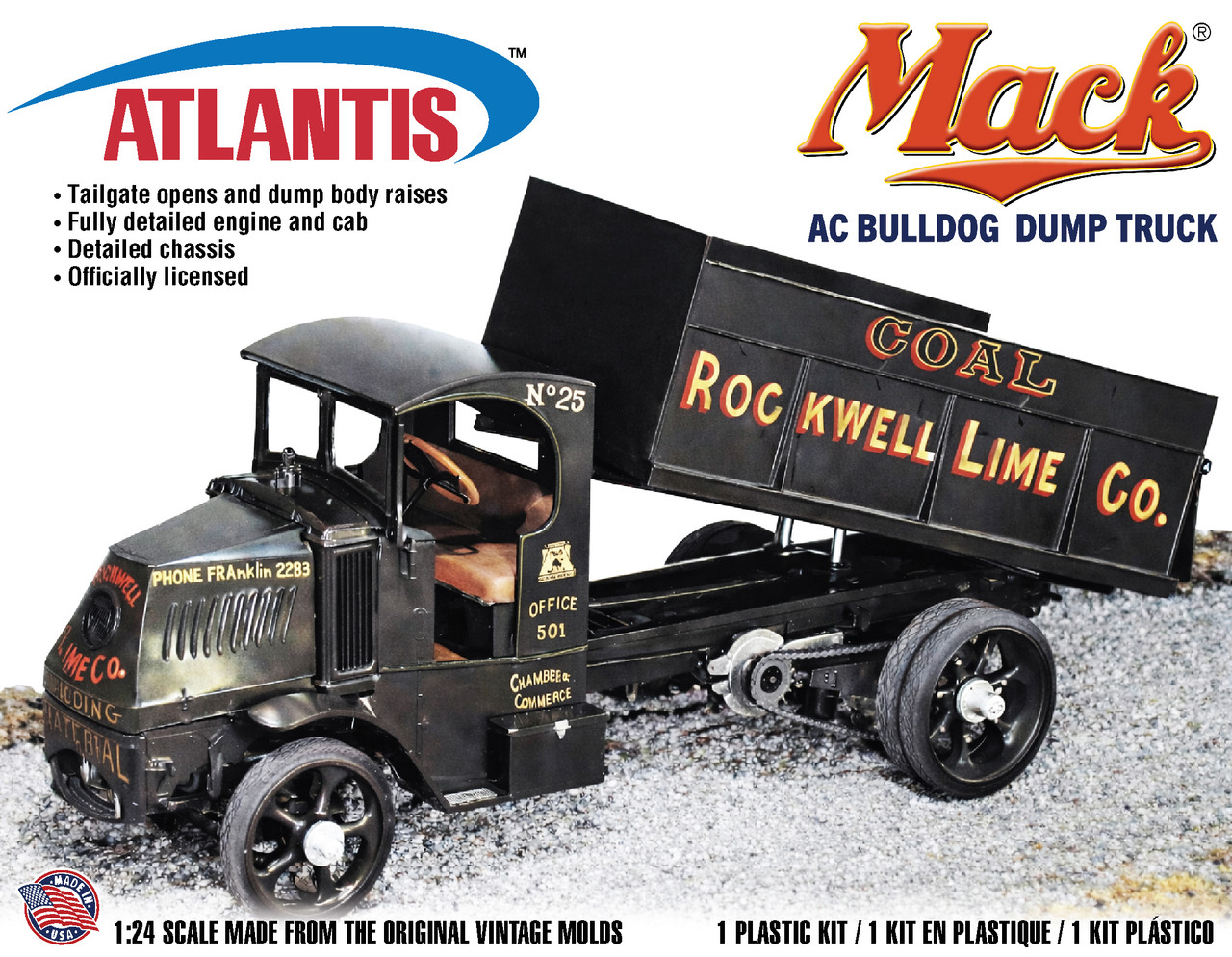 PREORDER-- 1:24 Mack AC Bulldog Dump Truck
