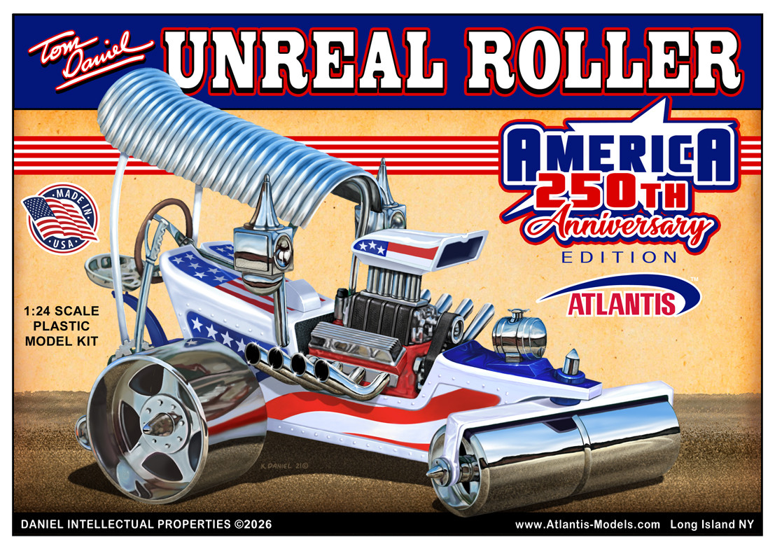 Tom Daniel Unreal Roller 1/24 Plastic Model Kit | America 250th