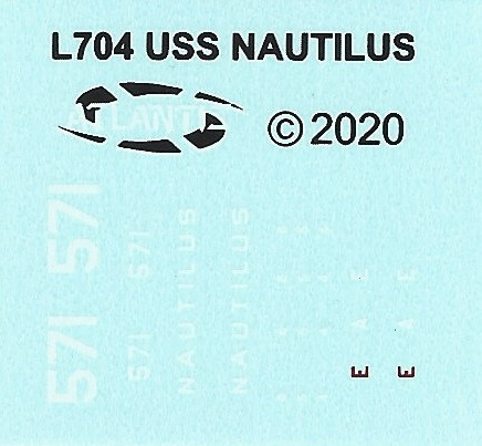 1:300 USS Nautilus Nuclear-Powered Submarine (SSN-571) (STEM