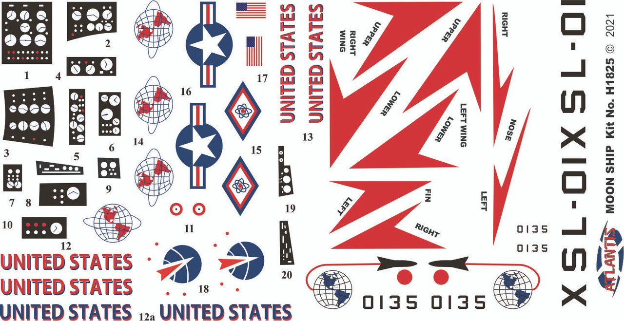 Model Ship Decals