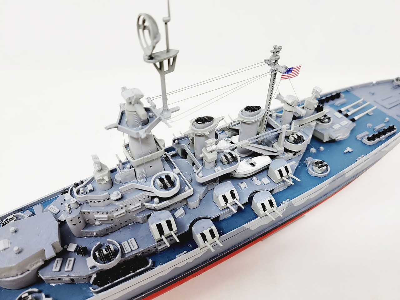 1:500 USS North Carolina (BB-55) World War II Battleship 