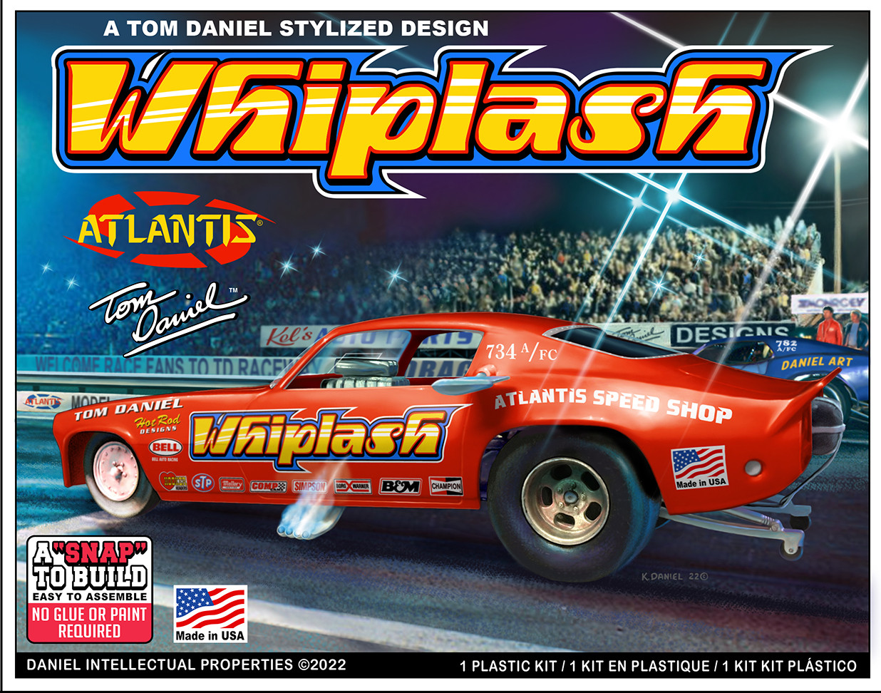 1:32 Tom Daniel - Whiplash Classic Funny Car - A Tom Daniel
