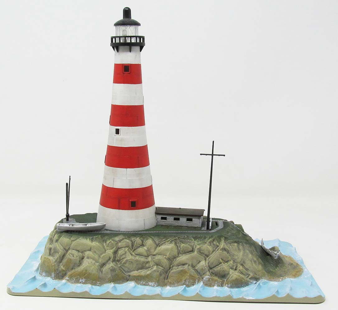 1:160 Lighthouse with Working Light and Diorama Base (Batteries