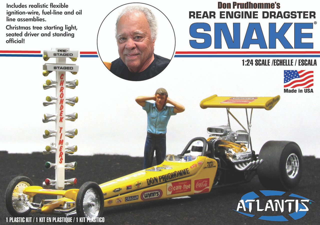 1:24 Don the Snake Prudhomme's Rear Engine Dragster with Christmas
