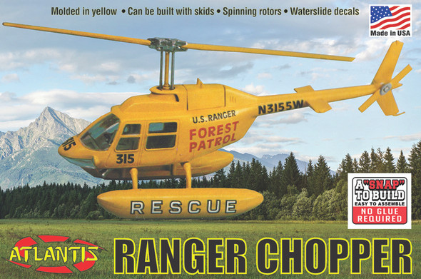 Forest Ranger Rescue Chopper 2n1 1/72 Atlantis