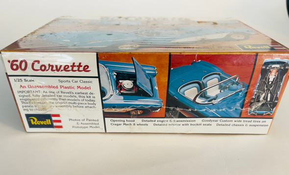 1960 Chevy Corvette 1/25 SEALED BOX REVELL