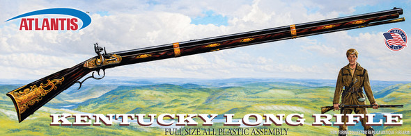 Frontiersman Kentucky Long Rifle American Muzzleloader (4 Feet 5 Inches Long)