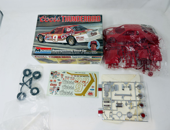 Coors Thunderbird Superspeedway Stock Car, 1/24, Open Box, Monogram