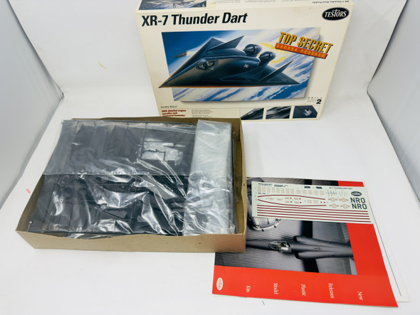 XR-T THUNDER DART , 1/72, OPEN BOX, TESTORS