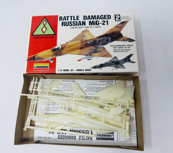 RUSSIAN MIG-21, 1/72, OPEN BOX, LINDBERG