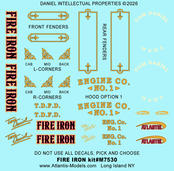 1:24 Tom Daniel - Fire Iron Old Time Fire Engine Show Rod