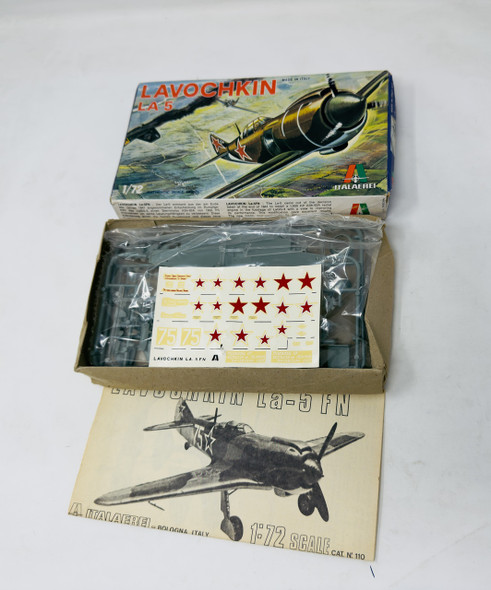 Lavochkin LA 5 airplane , 1/72,  OPEN BOX, ITALAEREI