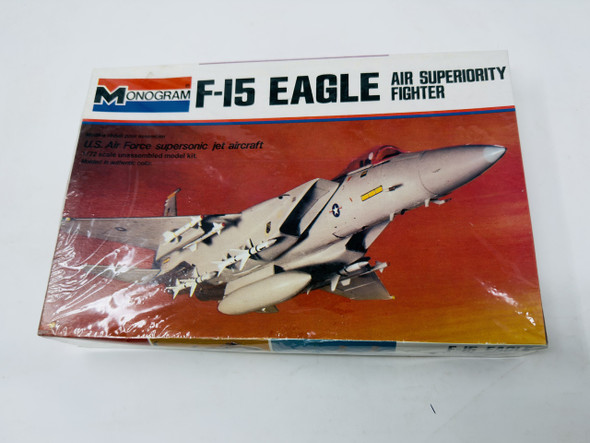 MONOGRAM F-15 EAGLE AIR SUPERIORITY FIGHTER, 1/72, SEALED, MONOGRAM