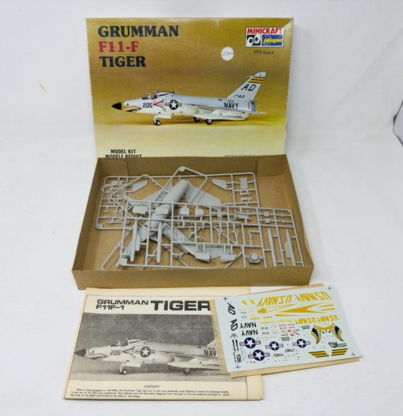 GRUMMAN F11-F Tiger, 1/72, Open Box, MiniCraft Hasegawa