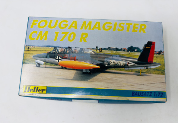 FOUGA MAGISTER CM 170 R , 1/72, SEALED BOX, HELLER