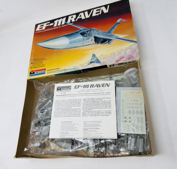 EF-111 RAVEN, 1/72, OPEN BOX,  MONOGRAM