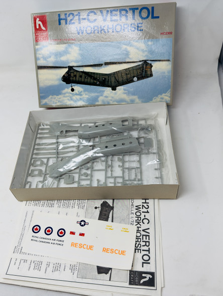 H-21 C VERTOL WORKHORSE, 1/72, OPEN BOX, HOBBYCRAFT